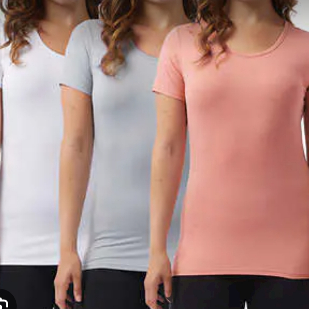 32 degrees cool short sleeve scoop neck size s